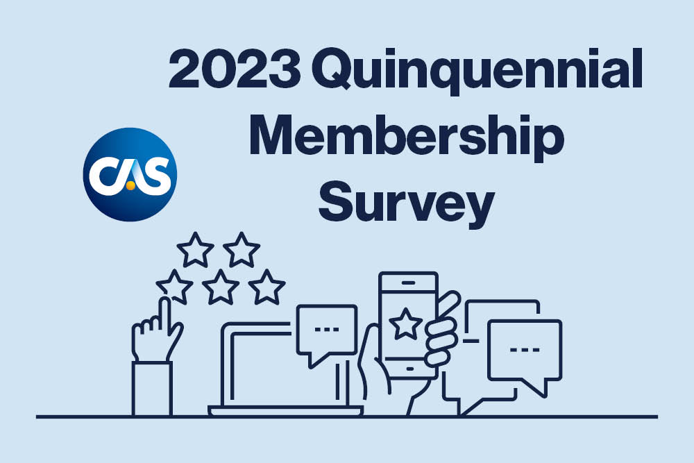 Share Your Voice! Deadline for CAS Quinquennial Survey Extended to ...