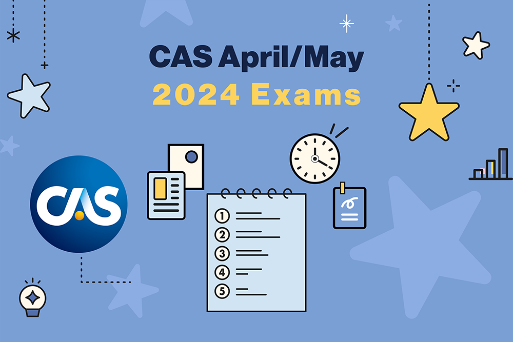 April/May 2024 Exam Registration Opens on January 17, 2024 Casualty