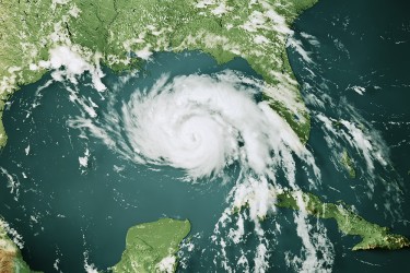 Satellite Image of Hurricane