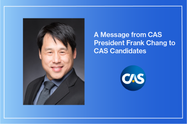 President's Message Frank Chang